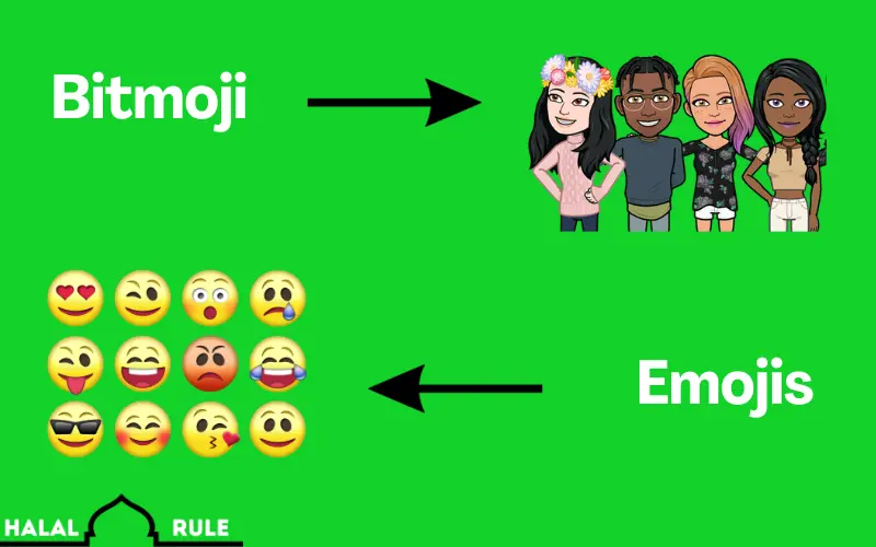Is Bitmoji And Emojis Same