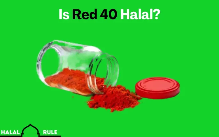 Is Red 40 Halal Or Haram In Islam?