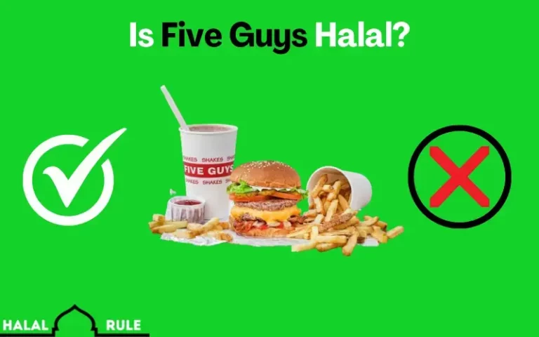 Is Five Guys Burger Halal? 2024