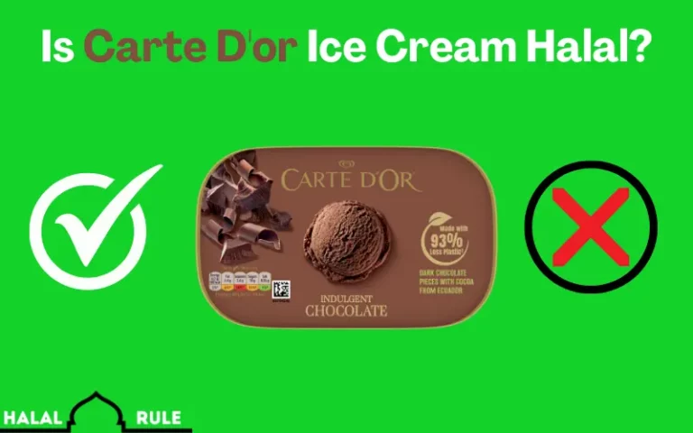 Is Carte D’OR Ice Cream Halal? 2024
