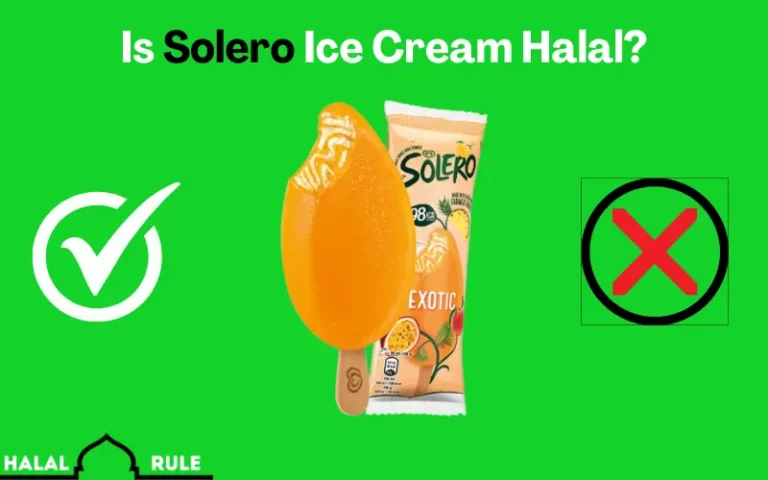 Is Solero Ice Cream Halal